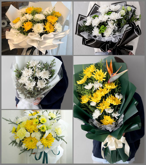 安徽阜阳市颍上县半岗镇白事花束代送